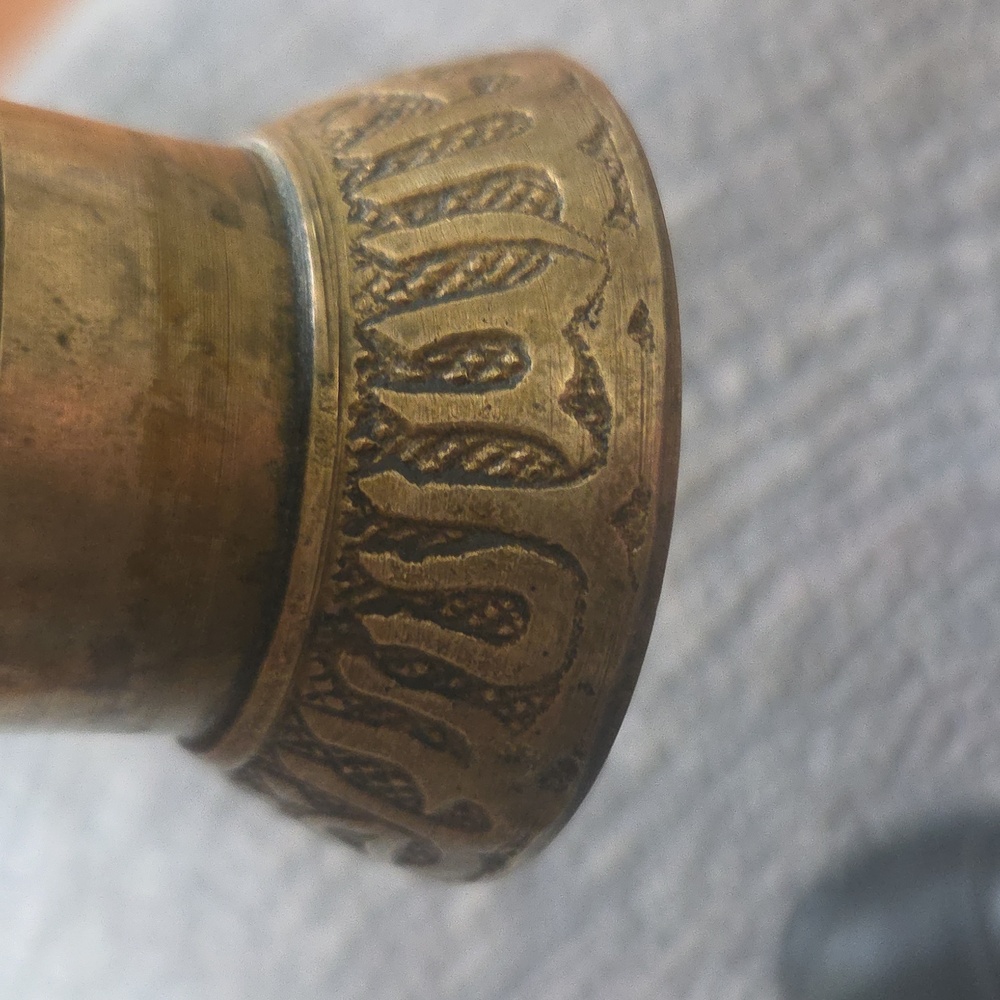 Vintage Brass  Grinder Possibly Salt And Pepper Or Coffee - Picture 7 of 11